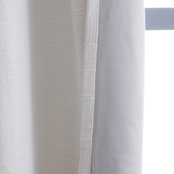 NWT QUINCE Set Of 2 48x84 Cotton Slub Room Darkening Curtains 4382 - Picture 5 of 7